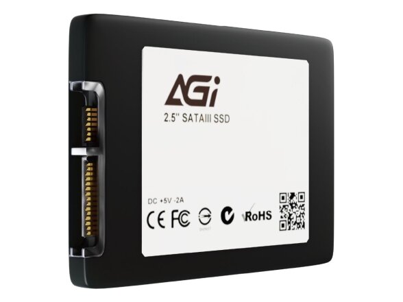 SSD|AGI TECHNOLOGY|512 GB|Serial ATA III|Write speed 510 MB/s|Read speed 530 MB/s|Hanging box|2.5"|MTBF 1500000 h|AGI512G25AI238-CB 4
