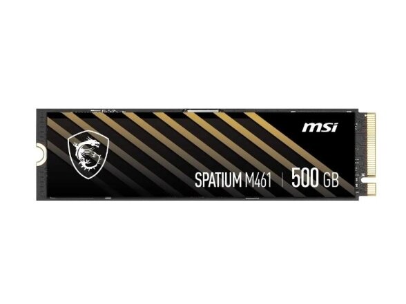 SSD|MSI|SPATIUM M461| 500 GB|M.2|PCI Express 4.0|NVMe Yes|Write speed 1700 MB/s|Read speed 4700 MB/s|MTBF 1500000 h|110xTBW rating|Box|S78-440K260-P83 1