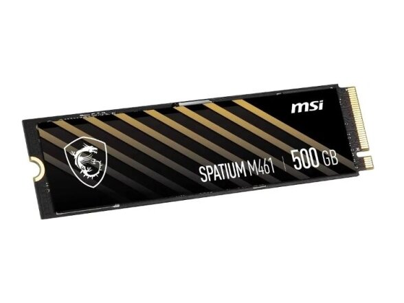 SSD|MSI|SPATIUM M461| 500 GB|M.2|PCI Express 4.0|NVMe Yes|Write speed 1700 MB/s|Read speed 4700 MB/s|MTBF 1500000 h|110xTBW rating|Box|S78-440K260-P83 2