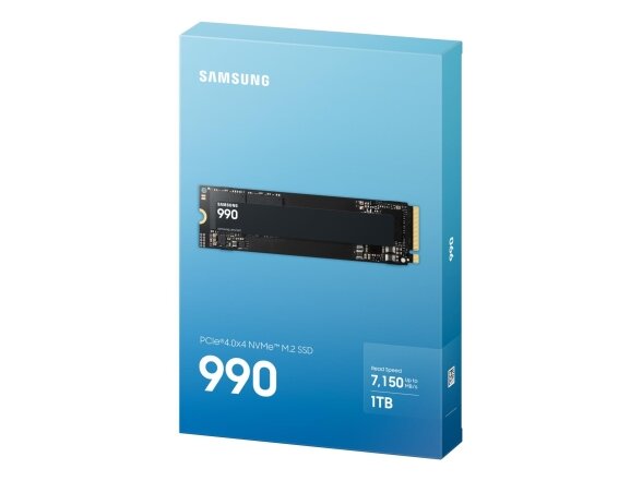 SSD|SAMSUNG| 1 TB|M.2|PCI Express 4.0|NVMe Yes|Write speed 6450 MB/s|Read speed 7150 MB/s|MTBF 1500000 h|Box|MZ-V9V1T0BW 4 SSD|SAMSUNG| 1 TB|M.2|PCI Express 4.0|NVMe Yes|Write speed 6450 MB/s|Read speed 7150 MB/s|MTBF 1500000 h|Box|MZ-V9V1T0BW 4