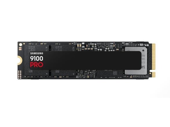 SSD|SAMSUNG|9100 PRO|1TB|M.2|PCIe Gen5|NVMe|TLC|Write speed 13300 MBytes/sec|Read speed 14700 MBytes/sec|2.38mm|TBW 600 TB|MZ-VAP1T0BW