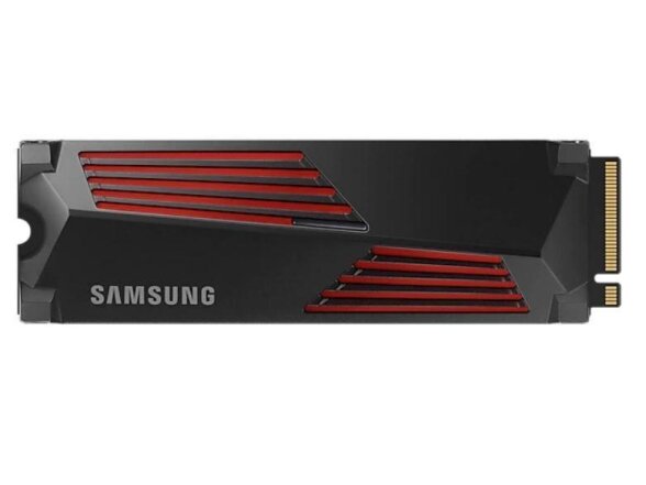 SSD|SAMSUNG|990 PRO with Heatsink|2TB|M.2|PCIE|NVMe|MLC|Write speed 6900 MBytes/sec|Read speed 7450 MBytes/sec|2.3mm|TBW 1200 TB|MTBF 1500000 hours|MZ-V9P2T0GW SSD|SAMSUNG|990 PRO with Heatsink|2TB|M.2|PCIE|NVMe|MLC|Write speed 6900 MBytes/sec|Read speed 7450 MBytes/sec|2.3mm|TBW 1200 TB|MTBF 1500000 hours|MZ-V9P2T0GW