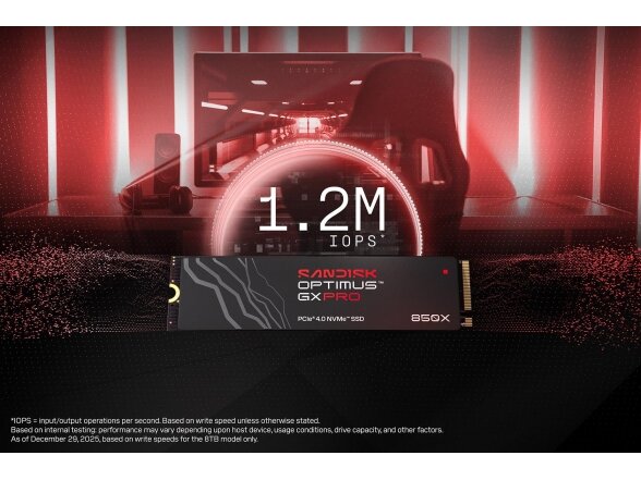 SSD|SANDISK|1200xTBW rating|MTBF 1750000 h|Read speed 7300 MB/s|Write speed 6600 MB/s|NVMe Yes|PCI Express 4.0|M.2|2000 GB|SDSP81200TAN-000E0 5