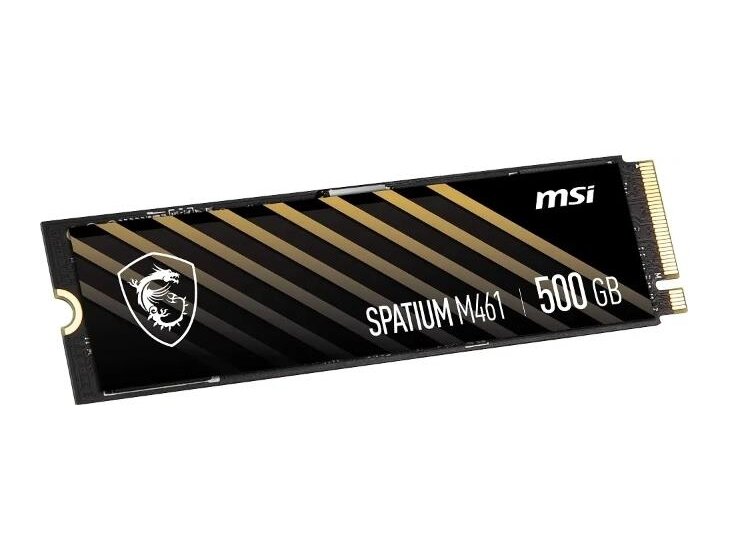 SSD|MSI|SPATIUM M461| 500 GB|M.2|PCI Express 4.0|NVMe Yes|Write speed 1700 MB/s|Read speed 4700 MB/s|MTBF 1500000 h|110xTBW rating|Box|S78-440K260-P83 2