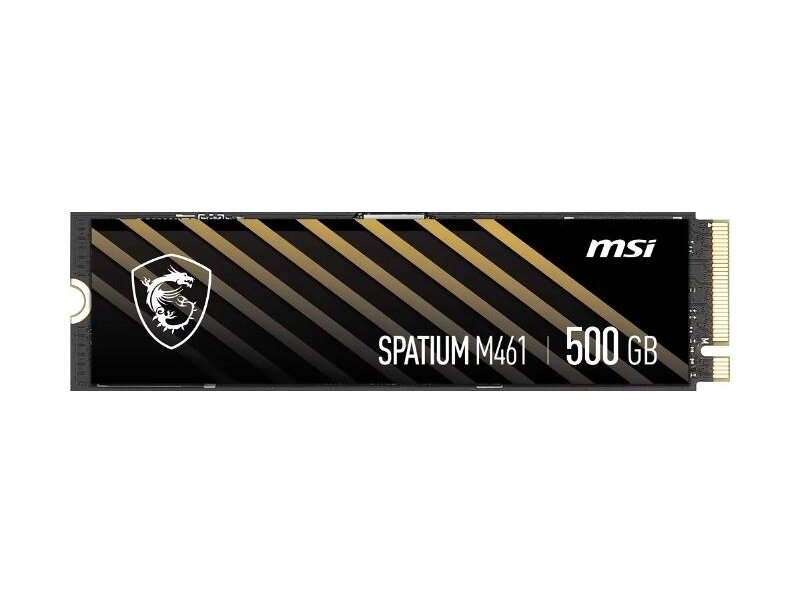 SSD|MSI|SPATIUM M461| 500 GB|M.2|PCI Express 4.0|NVMe Yes|Write speed 1700 MB/s|Read speed 4700 MB/s|MTBF 1500000 h|110xTBW rating|Box|S78-440K260-P83 1 SSD|MSI|SPATIUM M461| 500 GB|M.2|PCI Express 4.0|NVMe Yes|Write speed 1700 MB/s|Read speed 4700 MB/s|MTBF 1500000 h|110xTBW rating|Box|S78-440K260-P83 1