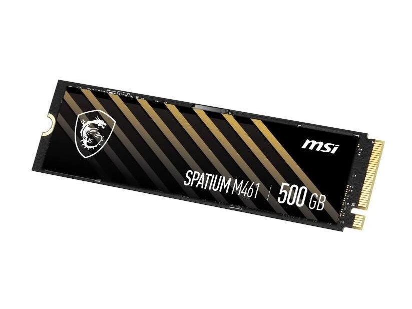 SSD|MSI|SPATIUM M461| 500 GB|M.2|PCI Express 4.0|NVMe Yes|Write speed 1700 MB/s|Read speed 4700 MB/s|MTBF 1500000 h|110xTBW rating|Box|S78-440K260-P83 5