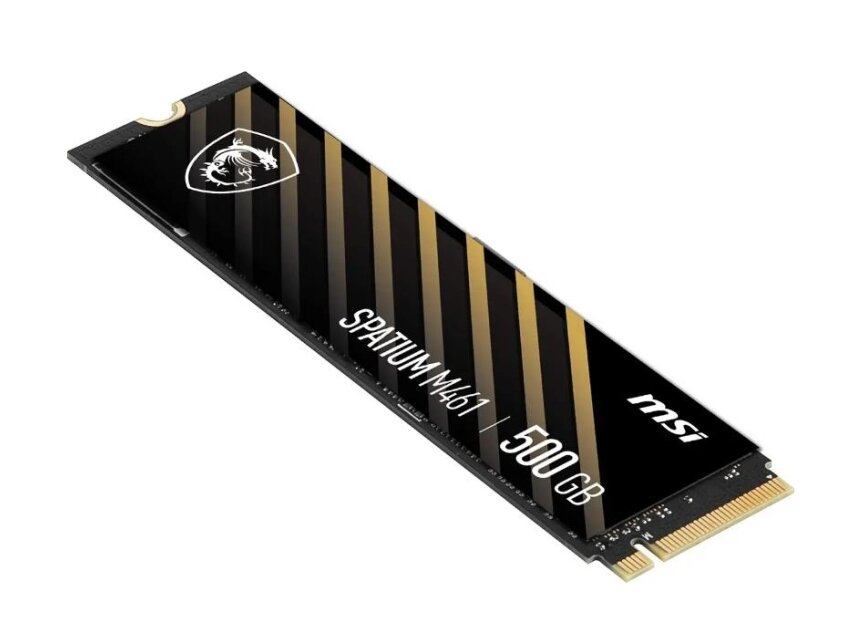 SSD|MSI|SPATIUM M461| 500 GB|M.2|PCI Express 4.0|NVMe Yes|Write speed 1700 MB/s|Read speed 4700 MB/s|MTBF 1500000 h|110xTBW rating|Box|S78-440K260-P83 3