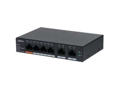 Switch|DAHUA|CS4006-4GT-60|Type L2|Desktop/pedestal|PoE ports 4|60 Watts|DH-CS4006-4GT-60