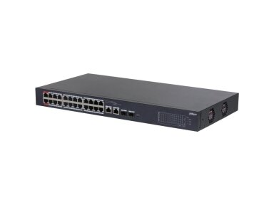 Switch|DAHUA|CS4226-24ET-240|Desktop/pedestal|Rack 1U|24x10Base-T / 100Base-TX|2x10/100/1000BASE-T/SFP combo|2|26|PoE ports 24|240 Watts|CS4226-24ET-240