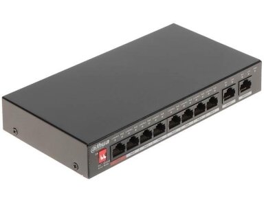 Switch|DAHUA|PFS3010-8ET-96-V2|Desktop/pedestal|PoE ports 8|96 Watts|DH-PFS3010-8ET-96-V2