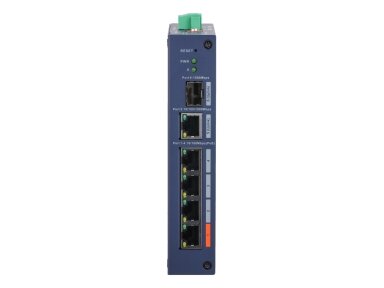Switch|DAHUA|Switch type Managed|Switch layer L2|Form factor Desktop|4xRJ-45 ports|RJ-45 Ports Type Fast Ethernet (10/100)|4xFast Ethernet (copper) ports quantity|1xGigabit Ethernet (copper) ports quantity|1xSFP module slots quantity|1xFiber uplink ports