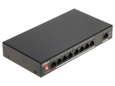 Switch|DAHUA|Type L2|Desktop/pedestal|Rack|1x10Base-T / 100Base-TX / 1000Base-T|PoE ports 8|96 Watts|DH-PFS3009-8ET1GT-96-V2