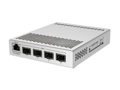 Switch|MIKROTIK|1x10Base-T / 100Base-TX / 1000Base-T|4xSFP+|PoE ports 1|CRS305-1G-4S+IN