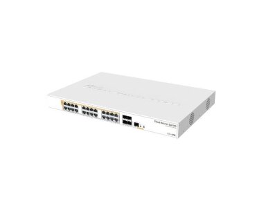 Switch|MIKROTIK|Type L3|Rack|24x10Base-T / 100Base-TX / 1000Base-T|4xSFP+|1xRJ45|CRS328-24P-4S+RM