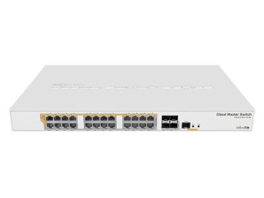 Switch|MIKROTIK|Type L3|Rack|24x10Base-T / 100Base-TX / 1000Base-T|4xSFP+|1xRJ45|CRS328-24P-4S+RM