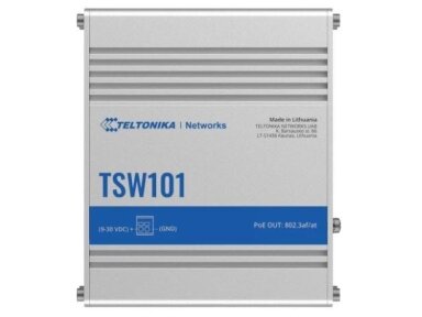 Switch|TELTONIKA|TSW101|5xRJ45|PoE ports 4|60 Watts|TSW101