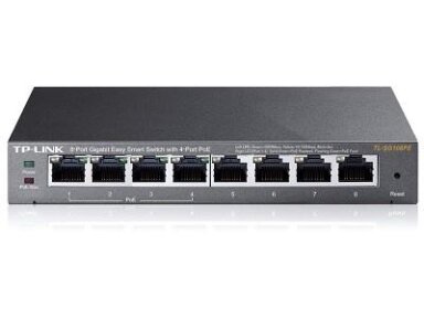 Switch|TP-LINK|8x10Base-T / 100Base-TX / 1000Base-T|PoE ports 4|TL-SG108PE