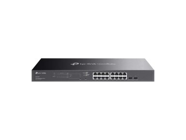 Switch|TP-LINK|Omada|SG2218P|Desktop/pedestal|16x10Base-T / 100Base-TX / 1000Base-T|2xSFP|PoE+ ports 16|150 Watts|SG2218P