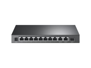Switch|TP-LINK|TL-SL1311P|Desktop/pedestal|8x10Base-T / 100Base-TX|1xSFP|2xRJ45|PoE+ ports 8|65 Watts|TL-SL1311P