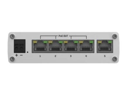 Switch|TELTONIKA|TSW101|5xRJ45|PoE ports 4|60 Watts|TSW101 3