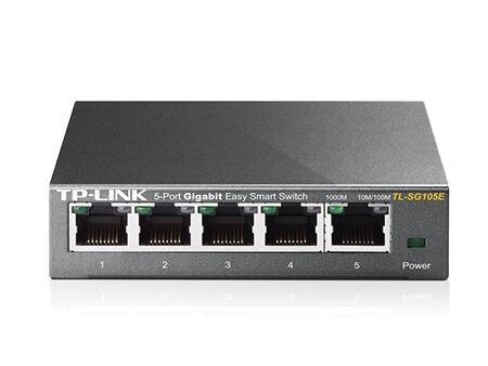Switch|TP-LINK|5x10Base-T / 100Base-TX / 1000Base-T|TL-SG105E 1