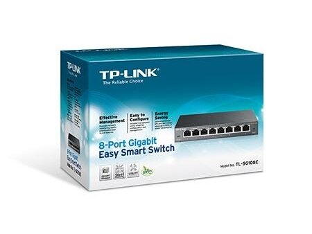 Switch|TP-LINK|8xRJ45|TL-SG108E 4 Switch|TP-LINK|8xRJ45|TL-SG108E 4