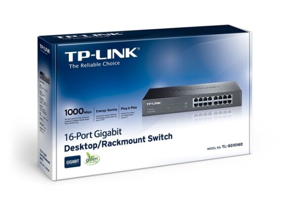 Switch|TP-LINK|16x10Base-T / 100Base-TX / 1000Base-T|TL-SG1016D 2 Switch|TP-LINK|16x10Base-T / 100Base-TX / 1000Base-T|TL-SG1016D 2