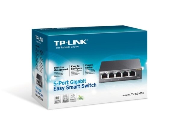 Switch|TP-LINK|5x10Base-T / 100Base-TX / 1000Base-T|TL-SG105E 4