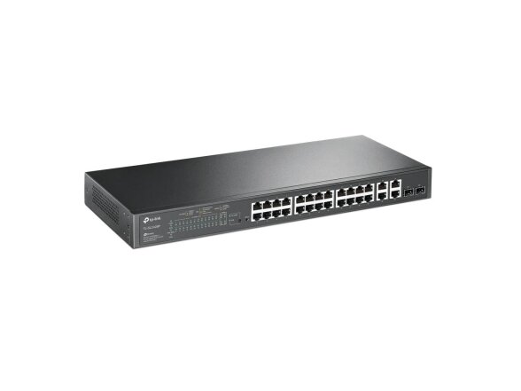 Switch|TP-LINK|SL2428P|Rack|PoE+ ports 24|250 Watts|SL2428P 1