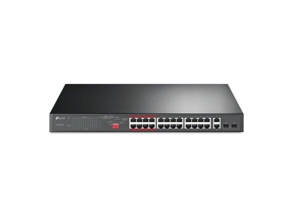 Switch|TP-LINK|TL-SL1226P|Desktop/pedestal|24x10Base-T / 100Base-TX|2x10Base-T / 100Base-TX / 1000Base-T|PoE+ ports 24|TL-SL1226P Switch|TP-LINK|TL-SL1226P|Desktop/pedestal|24x10Base-T / 100Base-TX|2x10Base-T / 100Base-TX / 1000Base-T|PoE+ ports 24|TL-SL1226P