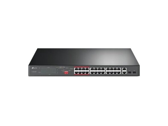 Switch|TP-LINK|TL-SL1226P|Desktop/pedestal|24x10Base-T / 100Base-TX|2x10Base-T / 100Base-TX / 1000Base-T|PoE+ ports 24|TL-SL1226P