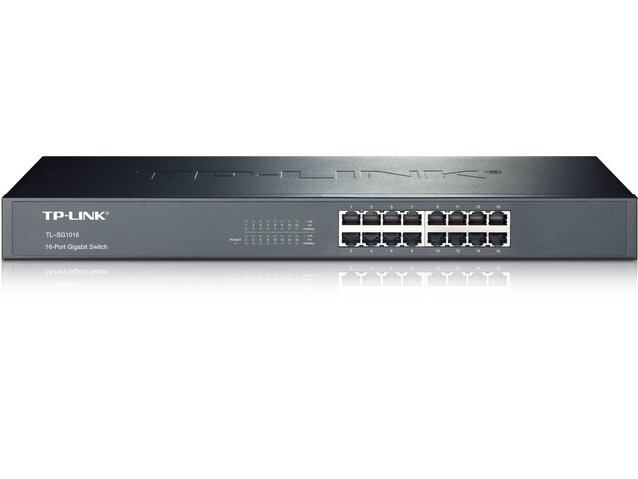 Switch|TP-LINK|16x10Base-T / 100Base-TX / 1000Base-T|TL-SG1016 1
