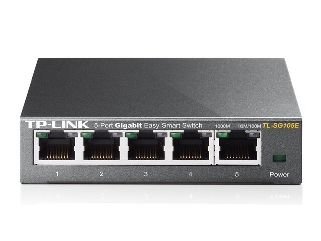 Switch|TP-LINK|5x10Base-T / 100Base-TX / 1000Base-T|TL-SG105E 5