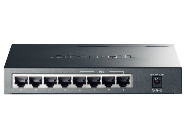 Switch|TP-LINK|8x10Base-T / 100Base-TX / 1000Base-T|TL-SG1008P 2