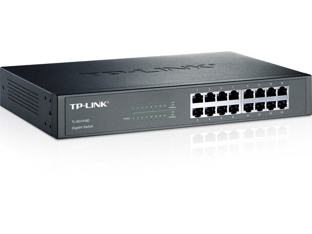 Switch|TP-LINK|16x10Base-T / 100Base-TX / 1000Base-T|TL-SG1016D 1 Switch|TP-LINK|16x10Base-T / 100Base-TX / 1000Base-T|TL-SG1016D 1