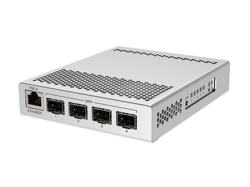 Switch|MIKROTIK|1x10Base-T / 100Base-TX / 1000Base-T|4xSFP+|PoE ports 1|CRS305-1G-4S+IN