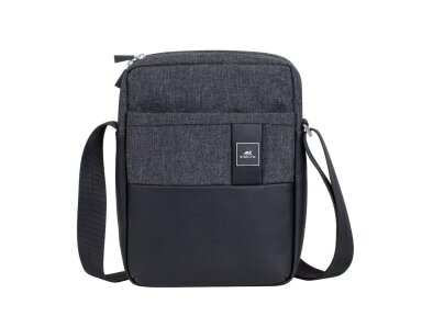 TABLET CASE CROSSBODY 11"/8811 BLACK MELANGE RIVACASE