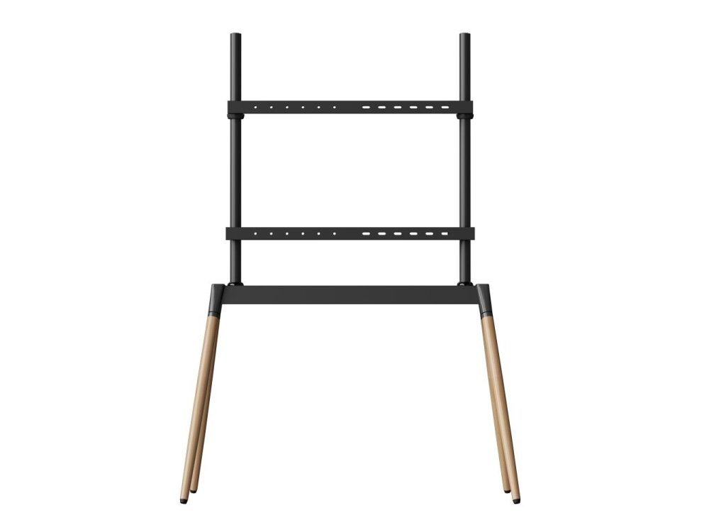TV SET ACC FLOOR STAND 55-86"/BLK/WOOD TVS-86F-01-BK GEMBIRD 2