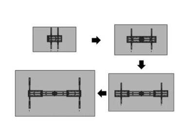 TV SET ACC WALL MOUNT/WL30S-950BL19 NEOMOUNTS