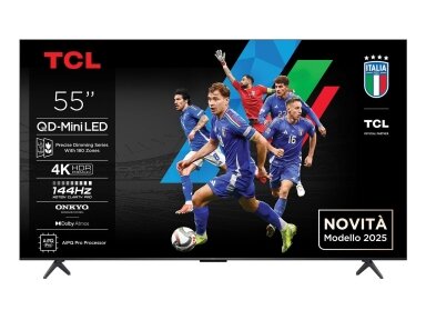 TV Set|TCL|55 "|4K Ultra HD|3840 x 2160 pixels|Flat|16:9|QD-Mini LED|55Q6C