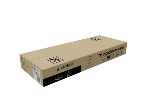 TV SET ACC FLOOR STAND 32-65"/TRIPOD TVS-65S-01 GEMBIRD 3 TV SET ACC FLOOR STAND 32-65"/TRIPOD TVS-65S-01 GEMBIRD 3