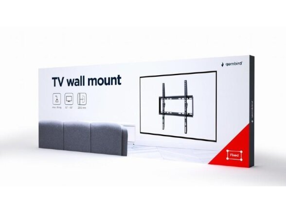 TV SET ACC WALL MOUNT 32-55"/WM-55F-04 GEMBIRD 5
