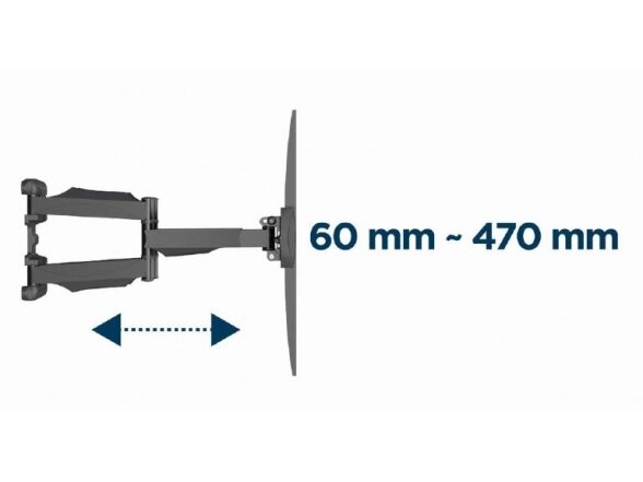 TV SET ACC WALL MOUNT 32-58"/WM-58ST-01 GEMBIRD 6