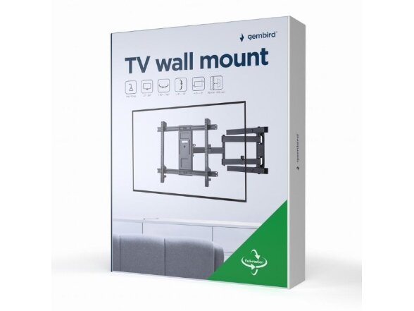 TV SET ACC WALL MOUNT 37-80"/WM-80ST-05 GEMBIRD 4 TV SET ACC WALL MOUNT 37-80"/WM-80ST-05 GEMBIRD 4