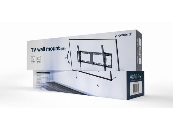 TV SET ACC WALL MOUNT 43-90"/WM-90T-01 GEMBIRD 2
