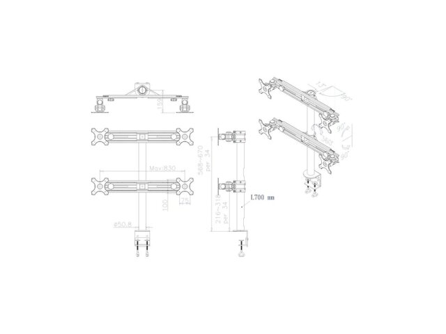 TV SET ACC DESK MOUNT BLACK/19-27" FPMA-D700D4 NEOMOUNTS 6 TV SET ACC DESK MOUNT BLACK/19-27" FPMA-D700D4 NEOMOUNTS 6