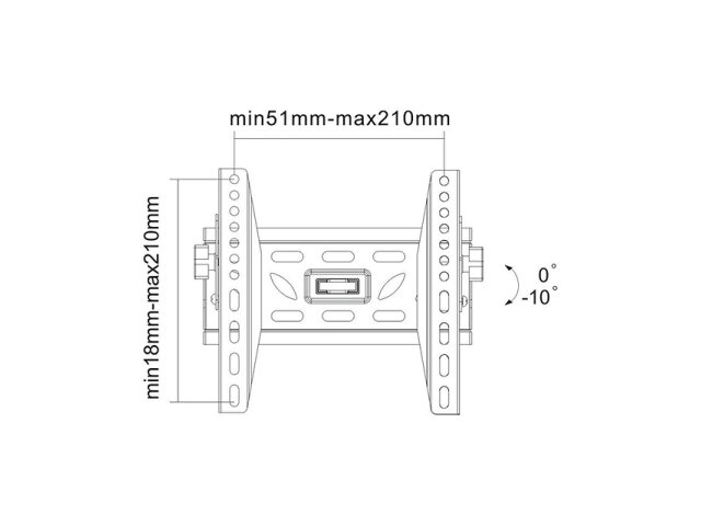 TV SET ACC WALL MOUNT BLACK/24-40" LED-W220 NEOMOUNTS 5 TV SET ACC WALL MOUNT BLACK/24-40" LED-W220 NEOMOUNTS 5