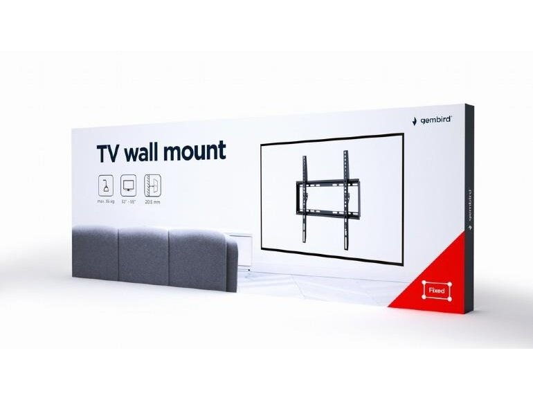 TV SET ACC WALL MOUNT 32-55"/WM-55F-04 GEMBIRD 5