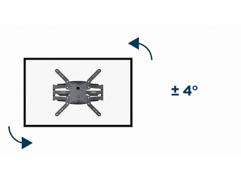 TV SET ACC WALL MOUNT 32-60"/WM-60ST-01 GEMBIRD 4 TV SET ACC WALL MOUNT 32-60"/WM-60ST-01 GEMBIRD 4