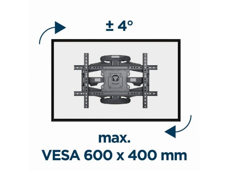 TV SET ACC WALL MOUNT 32-75"/WM-75ST-01 GEMBIRD 4 TV SET ACC WALL MOUNT 32-75"/WM-75ST-01 GEMBIRD 4